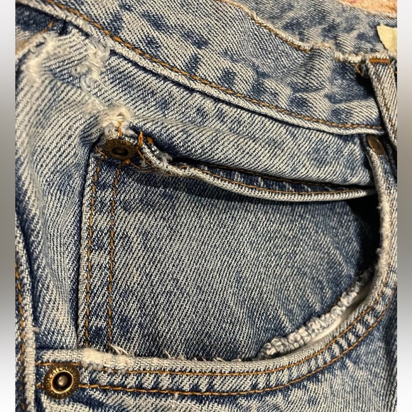 Vintage GreatLand Denim Jean Shorts Mens 32 Relaxed Cotton Y2K Late 90s - Picture 5 of 8